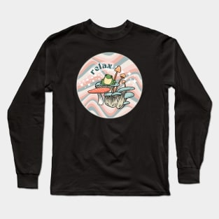 shroom frog (sticker version) Long Sleeve T-Shirt